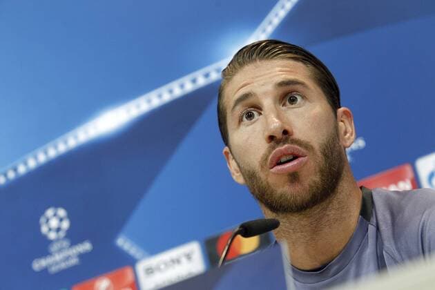 Real Madrid s Sergio Ramos in press conference PK Pressekonferenz after training session. May 9,2017.  (2017050999)