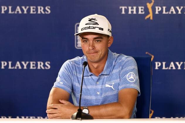 May 9, 2017 - Ponte Vedra Beach, Florida, United States - Rickie Fowler speaks to the media during a press conference PK Pressekonferenz before The PLAYERS Championship at TPC Sawgrass. PGA Golf Herren 2017: The PLAYERS Championship - ZUMAw109 20170509_zap_w109_016 Copyright: xDebbyxWongx