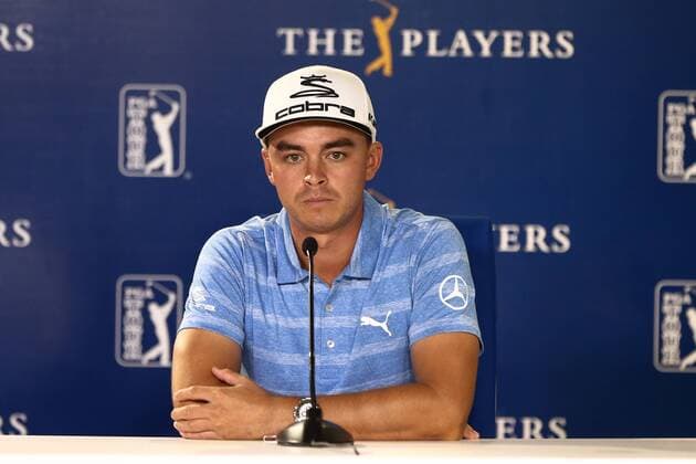 May 9, 2017 - Ponte Vedra Beach, Florida, United States - Rickie Fowler speaks to the media during a press conference PK Pressekonferenz before The PLAYERS Championship at TPC Sawgrass. PGA Golf Herren 2017: The PLAYERS Championship - ZUMAw109 20170509_zap_w109_017 Copyright: xDebbyxWongx