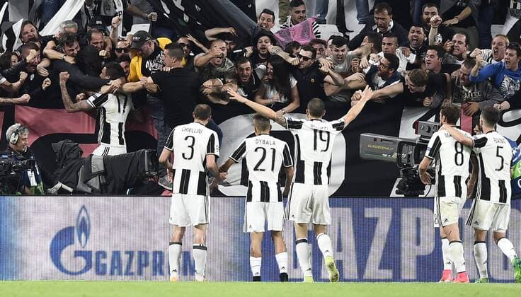 Db Torino 09 05 017 - Champions League Juventus-Monaco foto Daniele Buffa Image nella foto: esultanza gol Mario Mandzukic 