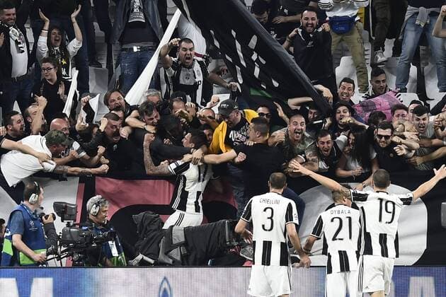 Db Torino 09 05 017 - Champions League Juventus-Monaco foto Daniele Buffa Image nella foto: esultanza gol Mario Mandzukic 
