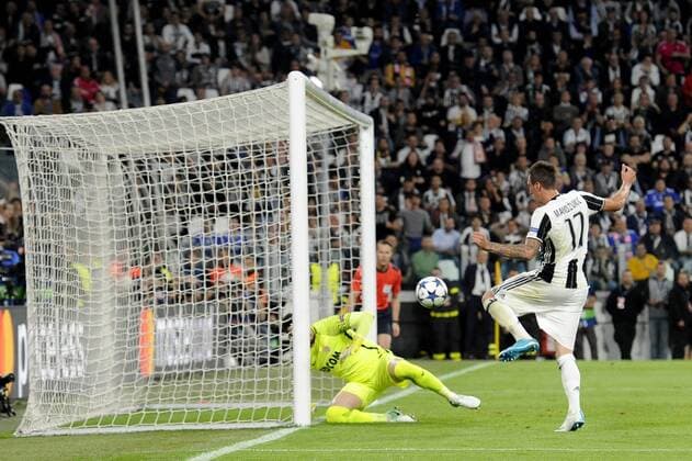 Gol Mario Mandzukic Juventus Goal Celebration Torino 09-05-2017 Juventus Stadium Football Calcio Champions League 2016 2017 semifinal Juventus - Monaco . Foto Filippo Alfero Insidefoto filippoxalfero