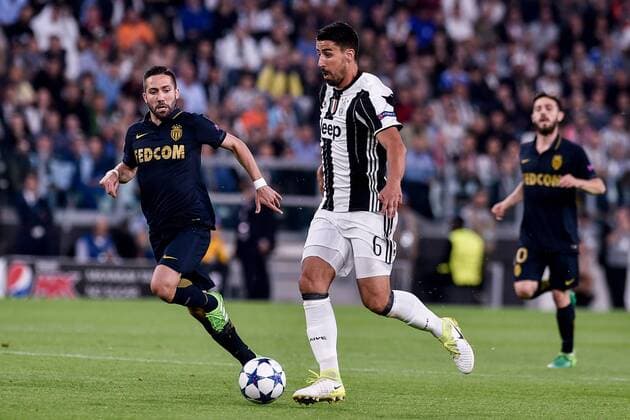 Sami Khedira of Juventus during the UEFA Champions League Semi-Final game 2 match between Juventus and Monaco at the Juventus Stadium, Turin, Italy on 9 May 2017. Copyright: xGiuseppexMaffiax 15320007