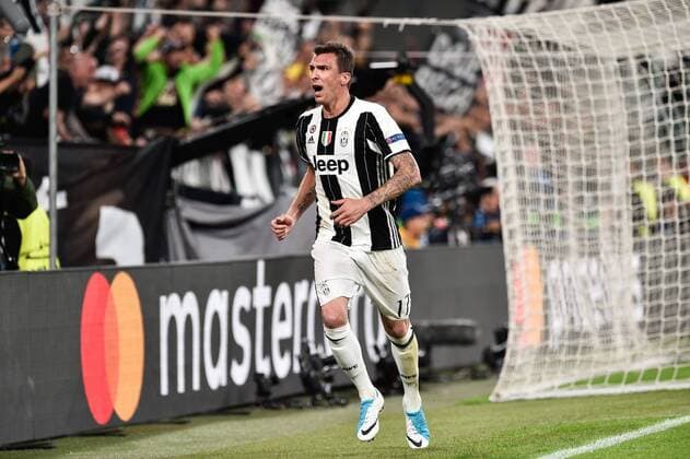 Mario Mandzukic of Juventus celebrates scoring first goal during the UEFA Champions League Semi-Final game 2 match between Juventus and Monaco at the Juventus Stadium, Turin, Italy on 9 May 2017. Copyright: xGiuseppexMaffiax 15320030