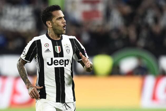 Db Torino 09 05 017 - Champions League Juventus-Monaco foto Daniele Buffa Image nella foto: esultanza gol Dani Alves 