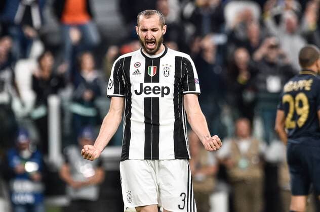 Giorgio Chiellini of Juventus celebrates the victory at the end of the UEFA Champions League Semi-Final game 2 match between Juventus and Monaco at the Juventus Stadium, Turin, Italy on 9 May 2017. Copyright: xGiuseppexMaffiax 15320084
