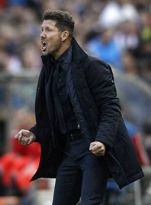 Fußball, CL, Atletico Madrid - Real Madrid Atletico de Madrid s coach Diego Pablo Cholo Simeone during Champions League 2016 2017 Semi-finals 2nd leg match. May 10,2017.  (20170510205)
