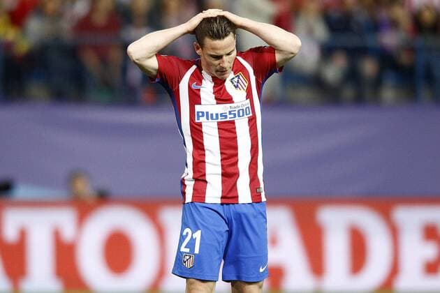 Fußball, CL, Atletico Madrid - Real Madrid Atletico de Madrid s Kevin Gameiro dejected during Champions League 2016 2017 Semi-finals 2nd leg match. May 10,2017.  (20170510224)