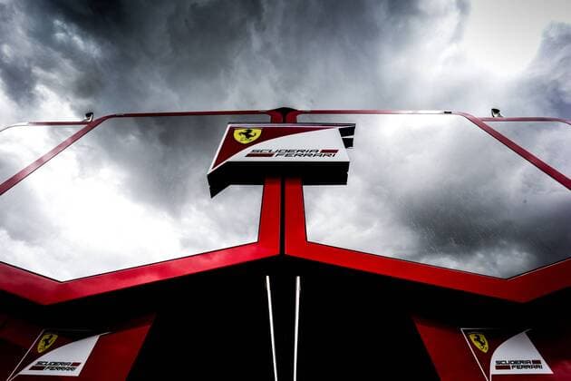 Spanish Grand Prix, Barcelona 11 - 14 May 2017 Ferrari trucks in the paddock. 11.05.2017. 