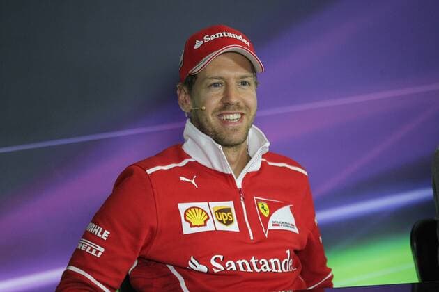 Spanish Grand Prix, Barcelona 11 - 14 May 2017 11.05.2017 - press conference PK Pressekonferenz Sebastian Vettel (GER) Scuderia Ferrari SF70H 