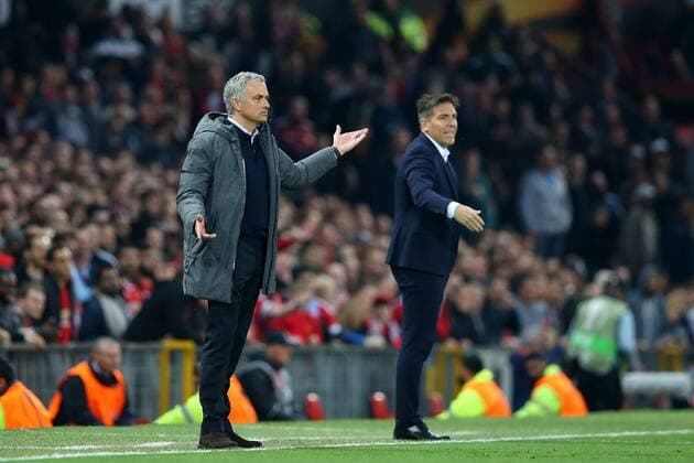Football - 2016 2017 UEFA Europa League - Semi-Final, Second Leg: Manchester United ManU 1 vs. Celta Vigo 0 Manchester United manager Jose Mourinho COLORSPORT LYNNE CAMERON 