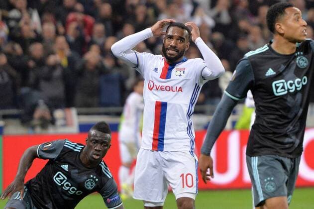 Fußball, EL, Olympique Lyon - Ajax Amsterdam 10 ALEXANDRE LACAZETTE (ol) - DECEPTION FOOTBALL : Lyon vs Ajax Amsterdam - Ligue Europa - 1 2 Finale - 11 05 2017 AnthonyBIBARD FEP Panoramic 