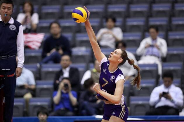 Olesia Rykhliuk (VOL), MAY 12, 2017 - Volleyball : 2017 FIVB Volleyball Women s Club World Championship WM Weltmeisterschaft match between Volero Zurich 3-0 Osasco Volei Clube in Kobe, Japan.  (iwpa014624)