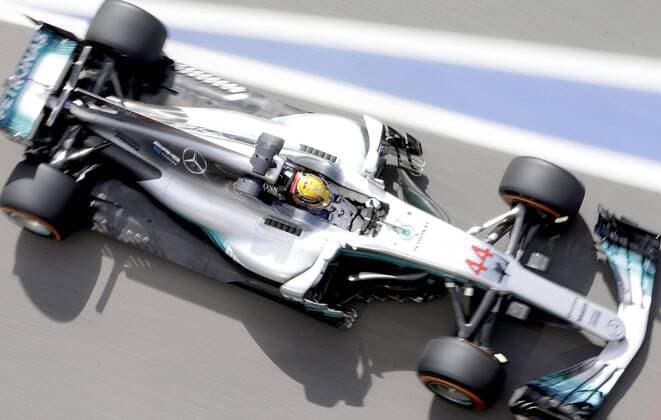 British Formula One driver Lewis Hamilton, of Mercedes, during the first free training session at Barcelona-Catalonia racetrack in Montmelo, Catalonia, northeastern Spain, 12 May 2017. Grand Prix of Spain will take place the upcoming 14 May. FREE TRAINING SESSION !ACHTUNG: NUR REDAKTIONELLE NUTZUNG!  Copyright: xAlbertoxEstévezx B09 20170512-636301882926588406
