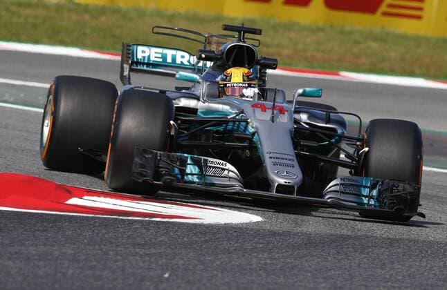 Motorsports: FIA Formula One World Championship WM Weltmeisterschaft 2017, Grand Prix of Spain, 44 Lewis Hamilton (GBR, Mercedes AMG Petronas F1 Team), Barcelona Spain xHOCHxZWEIx
