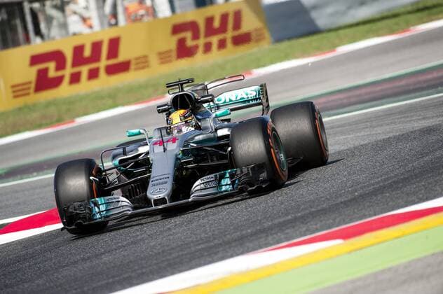 May 12th 2017, Circuit de Barcelona, Catalunya, Spain; Spanish Formula One Grand Prix; Friday Practice; Lewis Hamilton of the Mercedes AMG F1 Team in action xPabloxGuillenx  ActionPlus11878239