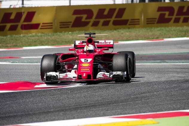 May 12th 2017, Circuit de Barcelona, Catalunya, Spain; Spanish Formula One Grand Prix; Friday Practice; Sebastian Vettel of the Ferrari Team in action xPabloxGuillenx  ActionPlus11878250