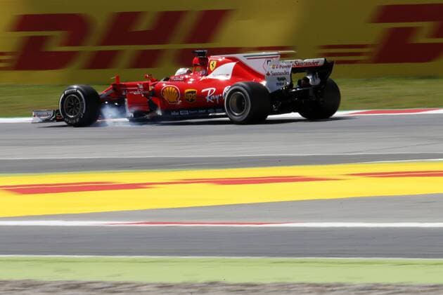 Motorsports: FIA Formula One World Championship WM Weltmeisterschaft 2017, Grand Prix of Spain, 5 Sebastian Vettel (GER, Scuderia Ferrari), Barcelona Spain xHOCHxZWEIx