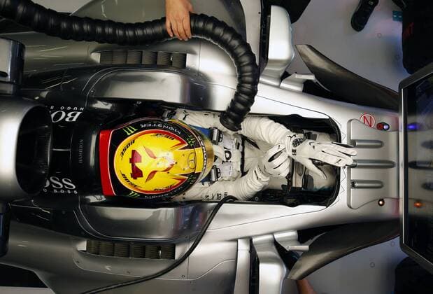 Bilder des Tages - SPORT Motorsports: FIA Formula One World Championship WM Weltmeisterschaft 2017, Grand Prix of Spain, 44 Lewis Hamilton (GBR, Mercedes AMG Petronas F1 Team), Barcelona Spain xHOCHxZWEIx