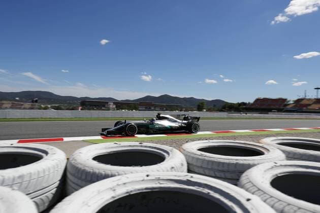 Bilder des Tages - SPORT Motorsports: FIA Formula One World Championship WM Weltmeisterschaft 2017, Grand Prix of Spain, 77 Valtteri Bottas (FIN, Mercedes AMG Petronas F1 Team), Barcelona Spain xHOCHxZWEIx