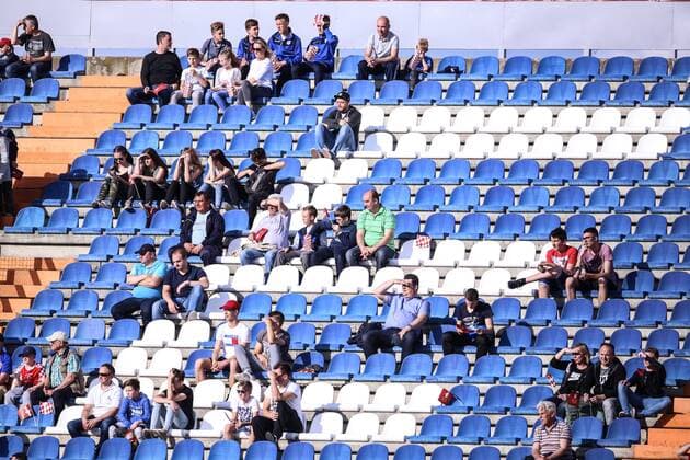 UEFA European Championship EM Europameisterschaft U-17, quarter-final, France vs. Spain 12.05.2017., Varazdin, Croatia - UEFA European Championship Under-17, quarter-final, France vs. Spain. Supporters.  IgorxSoban PIXSELL