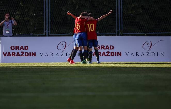 UEFA European Championship EM Europameisterschaft U-17, quarter-final, France vs. Spain 12.05.2017., Varazdin, Croatia - UEFA European Championship Under-17, quarter-final, France vs. Spain. Antonio Blanco, Sergio Gomez.  IgorxSoban PIXSELL