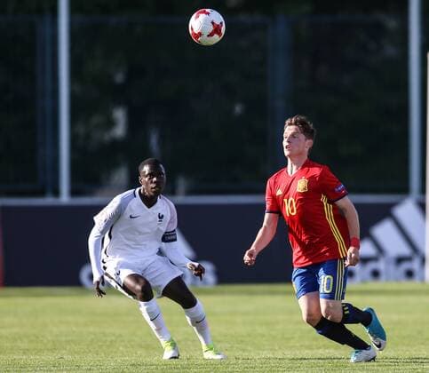UEFA European Championship EM Europameisterschaft U-17, quarter-final, France vs. Spain 12.05.2017., Varazdin, Croatia - UEFA European Championship Under-17, quarter-final, France vs. Spain. Claudio Gomes, Sergio Gomez.  IgorxSoban PIXSELL