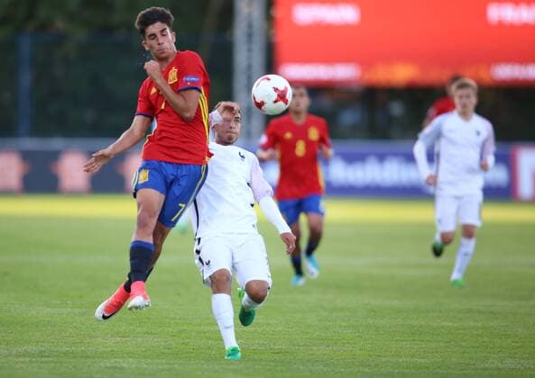 UEFA European Championship EM Europameisterschaft U-17, quarter-final, France vs. Spain 12.05.2017., Varazdin, Croatia - UEFA European Championship Under-17, quarter-final, France vs. Spain. Ferran Torres.  IgorxSoban PIXSELL