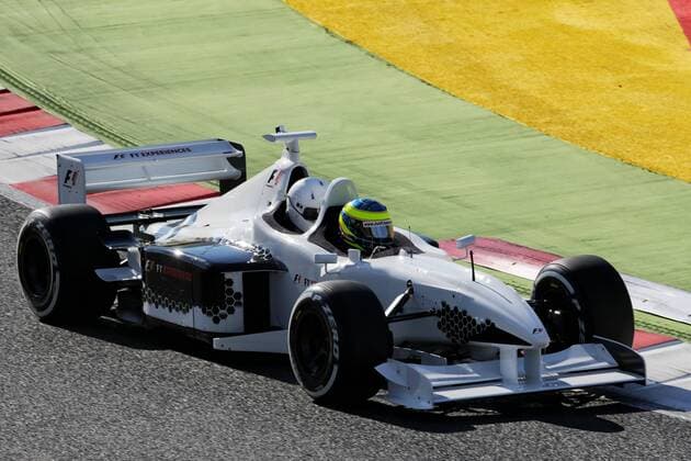 Spanish Grand Prix, Barcelona 11 - 14 May 2017 Zsolt Baumgartner (HUN) in Two-Seater F1 Experiences Racing Car. 13.05.2017. 