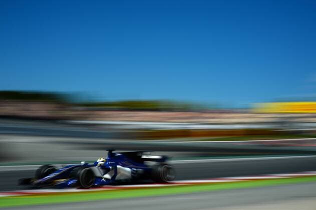 MONTMELO, SPAIN - MAY 13: Marcus Ericsson of Sweden driving the (9) Sauber F1 Team Sauber C36 Ferrari on track during final practice for the Spanish Formula One Grand Prix at Circuit de Catalunya on May 13, 2017 in Montmelo, Spain. Inför Spaniens Grand Prix den 13 maj 2017 i Barcelona.  Copyright: PatrikxLundin BB170513BB100