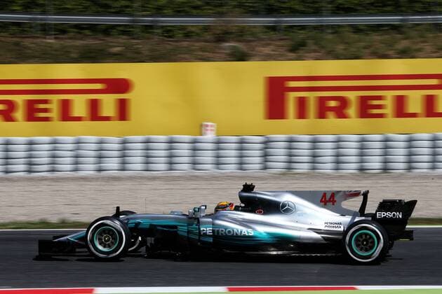 Spanish Grand Prix, Barcelona 11 - 14 May 2017 Lewis Hamilton (GBR) Mercedes AMG F1 W08. 13.05.2017. 