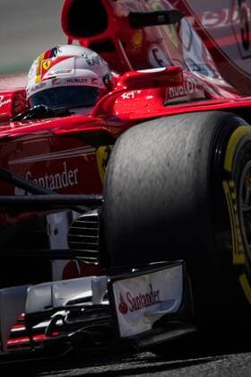 May 13th 2017, Circuit de Barcelona, Catalunya, Spain; Spanish Formula One Grand Prix; Saturday Qualifying; Sebastian Vettel in the chicane during the qualifying session xEricxAlonsox  ActionPlus11878881