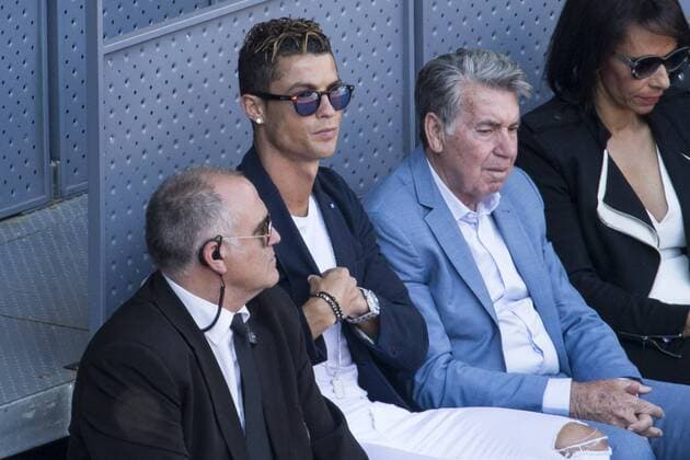 Cristiano Ronaldo of Real Madrid during the Mutua Madrid Open Tennis 2017 at Caja Magica in Madrid, May 13, 2017. Spain.  (20170513082)