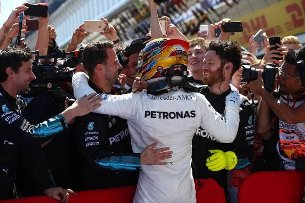 Spanish Grand Prix, Barcelona 11 - 14 May 2017 1st place Lewis Hamilton (GBR) Mercedes AMG F1 W08. 14.05.2017. 
