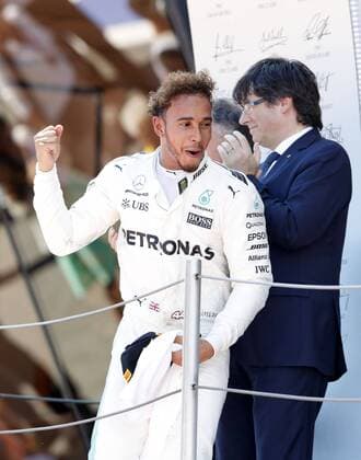 Motorsports: FIA Formula One World Championship WM Weltmeisterschaft 2017, Grand Prix of Spain, 44 Lewis Hamilton (GBR, Mercedes AMG Petronas F1 Team), Barcelona Spain xHOCHxZWEIx