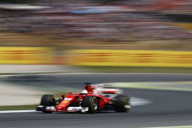 Motorsports: FIA Formula One World Championship WM Weltmeisterschaft 2017, Grand Prix of Spain, 5 Sebastian Vettel (GER, Scuderia Ferrari), Barcelona Spain xHOCHxZWEIx
