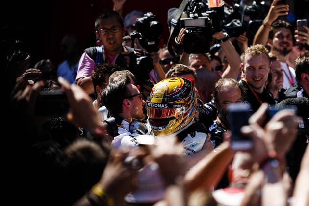 Motorsports: FIA Formula One World Championship WM Weltmeisterschaft 2017, Grand Prix of Spain, 44 Lewis Hamilton (GBR, Mercedes AMG Petronas F1 Team), Barcelona Spain xHOCHxZWEIx