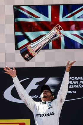 Bilder des Tages - SPORT Motorsports: FIA Formula One World Championship WM Weltmeisterschaft 2017, Grand Prix of Spain, 44 Lewis Hamilton (GBR, Mercedes AMG Petronas F1 Team), Barcelona Spain xHOCHxZWEIx