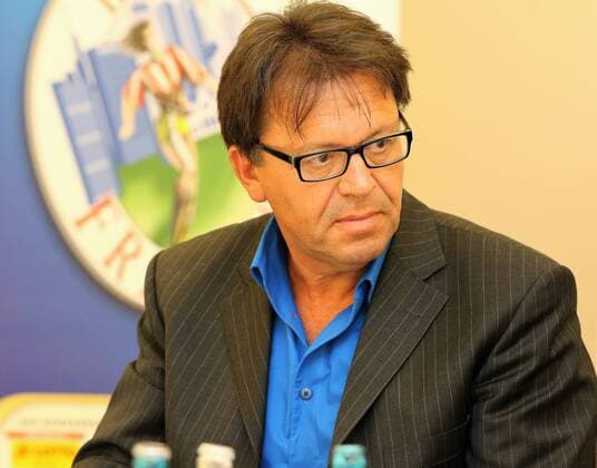 15.05.2017 Deutschland, Frankfurt am Main, Hotel Lindner Buchvorstellung - Der (Frauen)-Fussball-Versteher Ex-FFC Frankfurt-Trainer Colin Bell Bild zeigt: Buchautor Heinz Meyer