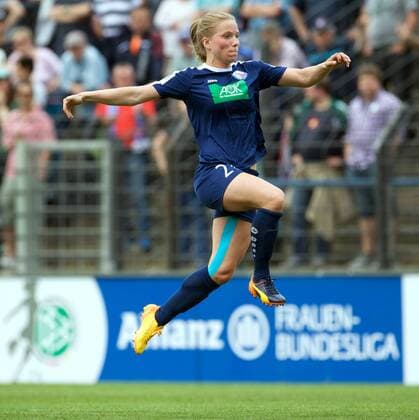 Fussball Frauen 1.Bundesliga 14.05.2017 21 Spieltag Potsdam Karl Liebknecht Stadion 1 FFC Turbine Potsdam geg FC Bayern Muenchen ( München )0 : 4 Tabea KEMME 21 Turbine