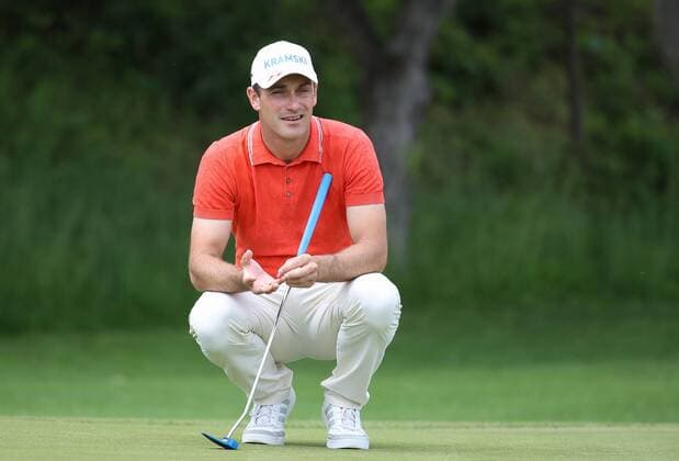 GOLF - Goesser Open GRAZ,AUSTRIA,16.MAY.17 - GOLF - Goesser Open, Shoot Out, GC Andritz. Image shows Florian Fritsch (GER). GEPAxpictures xChristianxWalgram