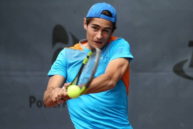 TENNIS - International Spring Bowl MOEDLING,AUSTRIA,16.MAY.17 - TENNIS - International Spring Bowl. Image shows Gabriel Huber (AUT). GEPAxpictures xMarioxKneisl