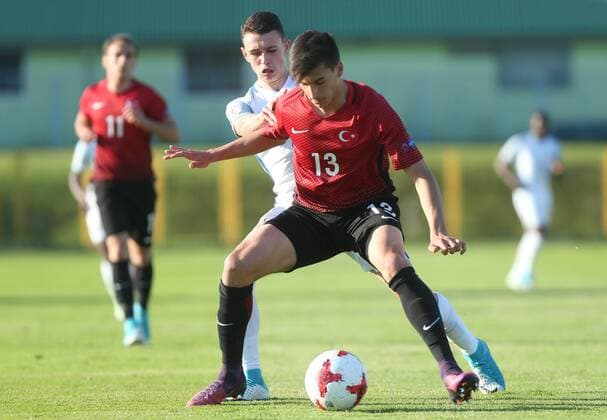 Fußball, U17 EM, Halbfinale, England - Türkei U-17 ENG vs TUR - Zapresic, Croatia 16.05.2017., Zapresic - Polufinalna nogometna utakmica Europskog prvenstva U-17 izmedju Turske i Engleske. Berk Cetin.  SanjinxStrukic PIXSELL