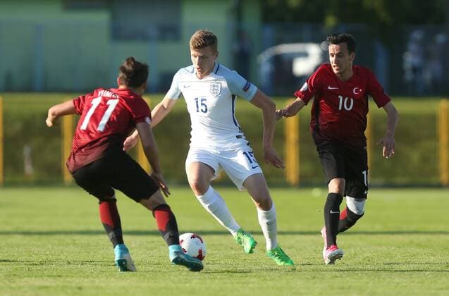 Fußball, U17 EM, Halbfinale, England - Türkei U-17 ENG vs TUR - Zapresic, Croatia 16.05.2017., Zapresic - Polufinalna nogometna utakmica Europskog prvenstva U-17 izmedju Turske i Engleske. Alexander Denny.  SanjinxStrukic PIXSELL