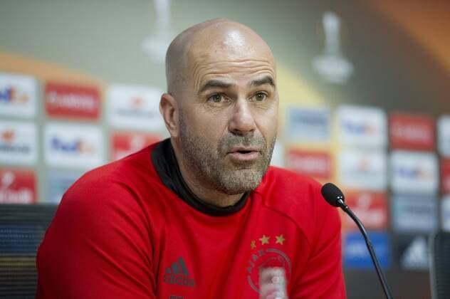 18-05-2017 VOETBAL: PERSCONFERENTIE AJAX: AMSTERDAM Coach Peter Bosz (Ajax) Foto:SCS Michel Utrecht press conference PK Pressekonferenz Ajax UEFA Europa League 2016 2017 xVIxVIxImagesx xSoenarxChamidxsportfotografiexIVx 7816781