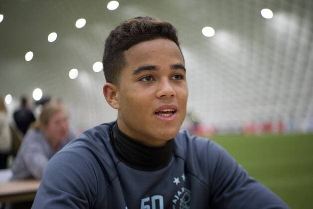 18-05-2017 VOETBAL: TRAINING AJAX: AMSTERDAM Justin Kluivert (Ajax) Foto:SCS Michel Utrecht Training session Ajax UEFA Europa League 2016 2017 xVIxVIxImagesx xSoenarxChamidxsportfotografiexIVx 7816922