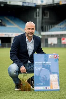 Fußball, Rinus Michels Awards in Zwolle coach Peter Bosz of Ajax Rinus Michels Awards 2017 Zwolle 2016 2017 xVIxVIxImagesx xRonaldxBonestrooxIVx 7822351
