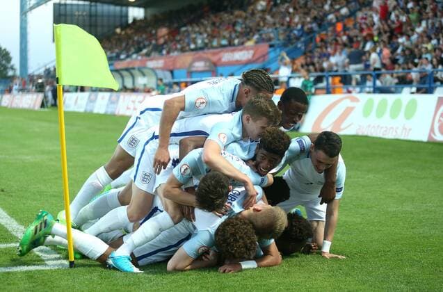 U-17 Finals ENG-SPA - Varazdin, Croatia 19.05.2017., Varazdin, Croatia - UEFA U-17 European Championship EM Europameisterschaft finals, England vs Spain.  SanjinxStrukic PIXSELL