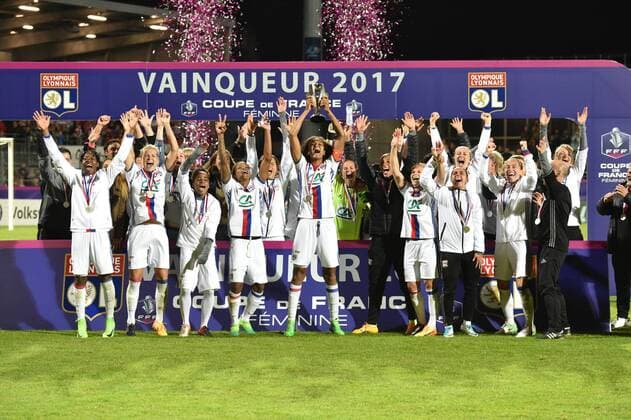 Lyon vainqueur de la coupe de France FOOTBALL : Paris SG - Lyon - Finale Coupe de France Feminines - 19 05 2017 BrunoPerrel Panoramic BrunoP 