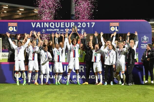 Lyon vainqueur de la coupe de France FOOTBALL : Paris SG - Lyon - Finale Coupe de France Feminines - 19 05 2017 BrunoPerrel Panoramic BrunoP 